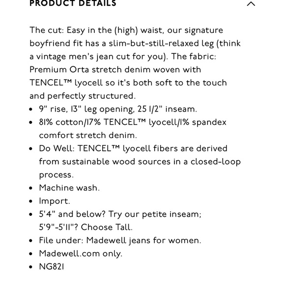 Madewell High rise slim boyfriend jeans - Picture 10 of 10